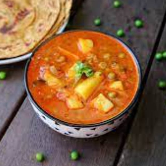 Aloo Mutter (Comes With Rice).