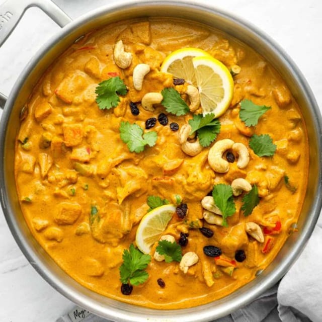 Vegetable Korma (Comes With Rice).