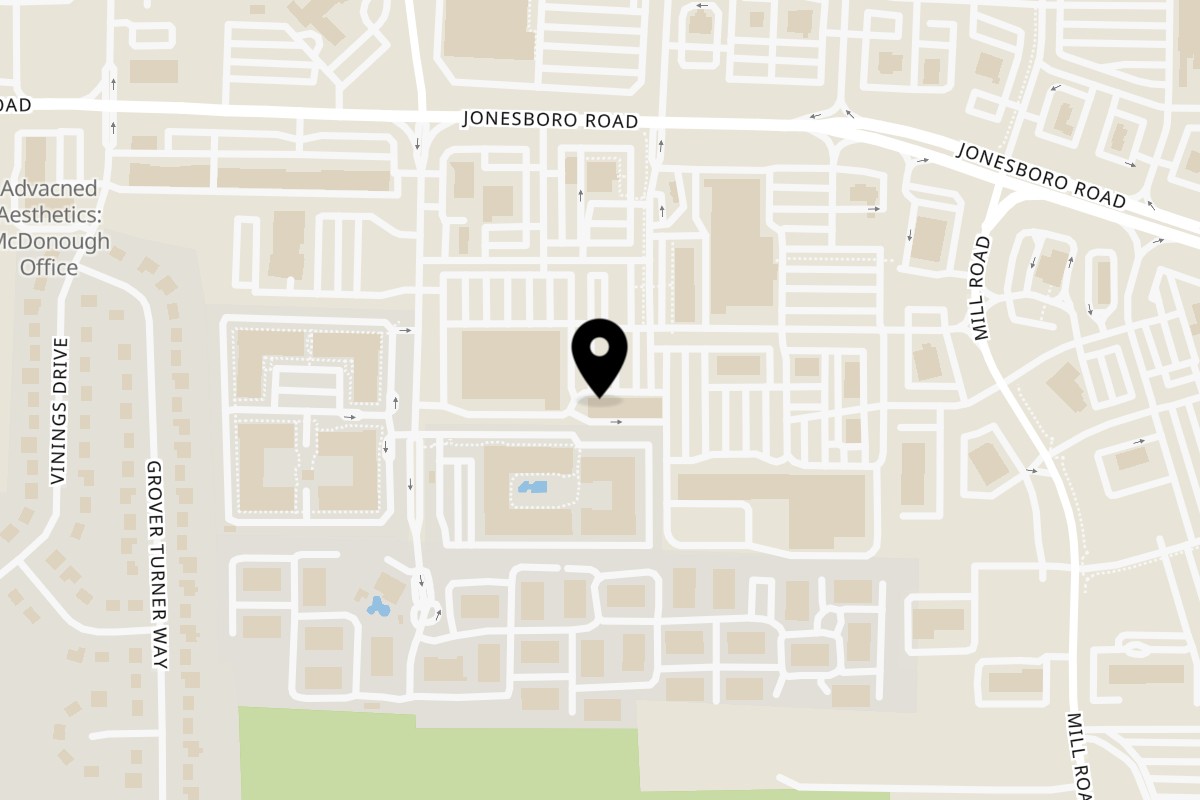 Map showing the location of Bombay Bites on Bombay Bites, 1873 Jonesboro Road in McDonough